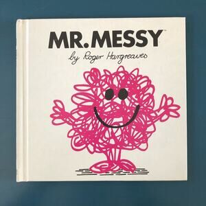 Mr. Messy Hardback Book Rare Grolier Publishers 1980